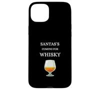 Santa's Coming for Whisky Whisky Single Malt Scotland Carcasa para iPhone 15 Plus