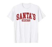 Santa's Favorite Christmas Sport Graphic Camiseta