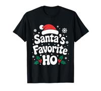 Santa's Favorite Ho Christmas Family Matching Camiseta