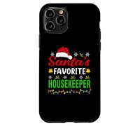 Santa's Favorite Housekeeper Funny Christmas Xmas Carcasa para iPhone 11 Pro