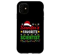 Santa's Favorite Scientist Funny Christmas Scientist Xmas Carcasa para iPhone 11