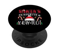 Santas Favorite X-Ray Tech Funny Christmas Christmas Hombres Mujeres PopSockets PopGrip Adhesivo
