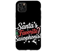 Santas Favorito Saxofonista Navidad Carcasa para iPhone 11 Pro Max