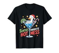 Santa's Hot Favorite Mess Holiday Humor Camiseta