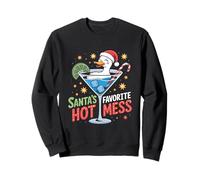 Santa's Hot Favorite Mess Holiday Humor Sudadera