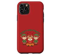 Santa's Little Helpers Christmas Elves Corgi Dog Holiday Carcasa para iPhone 11 Pro