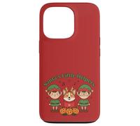 Santa's Little Helpers Christmas Elves Corgi Dog Holiday Carcasa para iPhone 13 Pro