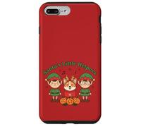 Santa's Little Helpers Christmas Elves Corgi Dog Holiday Carcasa para iPhone 7 Plus/8 Plus
