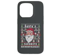 Santas Navidad FEA antropóloga navideña Carcasa para iPhone 15 Pro