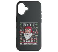 Santas Navidad FEA antropóloga navideña Carcasa para iPhone 16