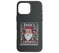 Santas Navidad FEA antropóloga navideña Carcasa para iPhone 16 Pro MAX