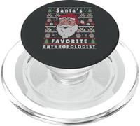 Santas Navidad FEA antropóloga navideña PopSockets PopGrip para MagSafe