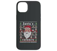 Santas Navidad FEA Navidad Transporte Gerente Carcasa para iPhone 14 Plus