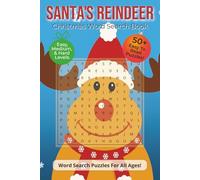 Santa's Reindeer Christmas Word Search Book: Word Search Puzzles with Easy To Read Print about Christmas, Santa, and Christmas Gifts | 6x9 inches, 112 ... Gift for Vacations, Holidays, and Relaxation