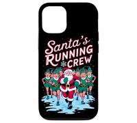 Santa's Running Crew Christmas Runner Costume Marathon Team Carcasa para iPhone 12/12 Pro