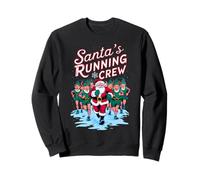 Santa's Running Crew Christmas Runner Costume Marathon Team Sudadera