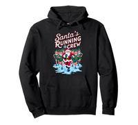 Santa's Running Crew Christmas Runner Costume Marathon Team Sudadera con Capucha