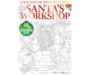 Santa's Workshop Christmas Colouring Book: | 48 Mischevious Elf Colouring Pages | Kids Colouring Book | Christmas Colouring
