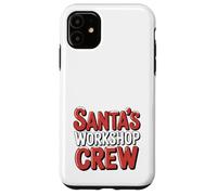 Santa's Workshop Crew Funny Group Primo Familia Navidad Carcasa para iPhone 11