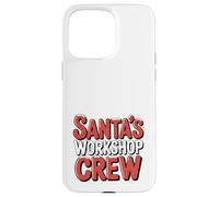Santa's Workshop Crew Funny Group Primo Familia Navidad Carcasa para iPhone 15 Pro MAX