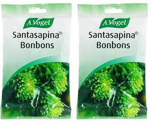 Santasapina Bonbons | Caramelos rellenos de yemas de abeto, miel pura y jugo de pera | 100 gr | A.Vogel (Paquete de 2)
