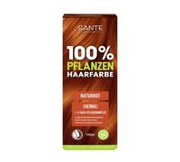 SANTE Naturkosmetik Tinte para el pelo de plantas, color rojo natural, 100 g, coloración natural con henna orgánica, tinte para el pelo sin amoniaco ni peróxidos, vegano y dermatológicamente probado