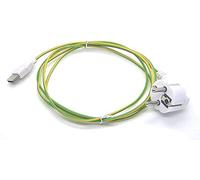 Santé & Bien Etre Cable de conexión a tierra USB de 2 metros para módem, caja de Internet, TV y ordenador portátil