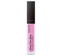 Sante Cosmética natural de labios con acabado brillante, manteca de karité para labios cuidados, brillo intenso de color intenso, n.º 05 Dazzling Rose, 1 x 5,3 ml