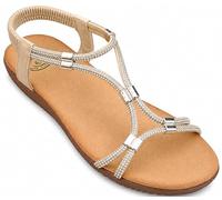 SANTE' - Cuidado y confort - SANDALIA MUJER SUTTOPIDE ANATÓMICO - FLEXIBLE Y MUY CONFORTABLE, Diamante, 38 EU