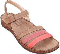 SANTE'- Cura e Confort - SANDALIA MUJER DE PIEL CON SOTTOPIE ANATÓMICO - FLEXIBLE Y MUY CONFORTABLE - ARTESANÍA ITALIANA, multicolor, 42 EU
