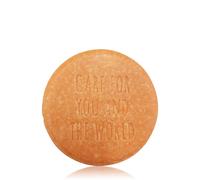 SANTE Naturkosmetik Jabón sólido para ducha para pieles delicadas, fórmula vegana con naranja orgánica y mango, cuidado de ducha firme Happiness 1 x 80 g
