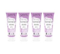 SANTE Gel de Ducha Aromático Lovely BIO Pack 4 Unidades - Rosa & Jazmín - Gel de Baño Vegano Relajante - Limpieza Suave e Hidratante - Cosmética Natural Certificada - 4 x 200 ml