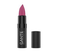 SANTE Naturkosmetik Pintalabios Ultra Matt 07 Wild Fuchsia, en polvo mate, color fucsia para un acabado natural, cuidado de labios con escualano y hialurón, 4,55 g