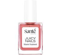 Santé naturally. Juicy Nails 03 Grapefruit Shot - 10 ml - Barniz híbrido con vitamina E y aceite de almendras - Efecto plumping y acabado brillante - 2 en 1: cuidado y brillo, vegano