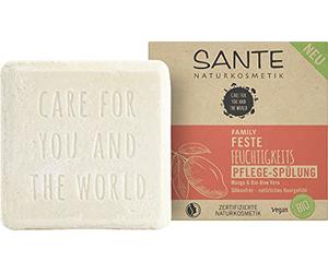 SANTE Naturkosmetik Acondicionador sólido para cabello seco, fórmula vegana con mango y aloe vera orgánico, acondicionador hidratante fijo, 1 x 60 g