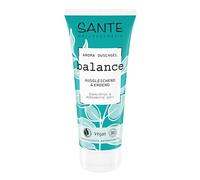 SANTE Naturkosmetik Balance Aroma Gel de Ducha de Eucalipto y Bergamota, 200 ml, equilibrador con aromas naturales, vegano y dermatológicamente probado, ducha de cuidado a tierra