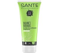 SANTE Naturkosmetik Balance - Gel de ducha para bases ácidas saludables de la piel, vegano, con aloe orgánico y aceite de almendra, 200 ml