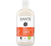 SANTE Naturkosmetik Champú hidratante de mango orgánico y aloe vera. Hidrata y da brillo al cabello. Cuidado natural para el cabello seco. Vegano, 250 ml