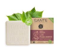 SANTE Naturkosmetik Champú sólido para cabello opaco y normal, fórmula vegana con hoja de abedul orgánico y proteína vegetal, champú de cuidado de brillo sólido, 1 x 60 g