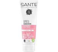 SANTE Naturkosmetik Crema de manos Express con arcilla, humedad expresa sin película grasa, con aceite de almendras, vegana, 75 ml