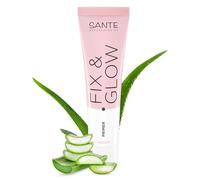 SANTE Naturkosmetik Fix & Glow Primer - 30 ml - con escualano y ácido hialurónico - para maquillaje duradero - Hidratante y vegano
