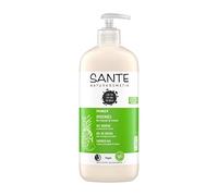 SANTE Naturkosmetik Gel de ducha refrescante con aroma cítrico, cuidado de ducha hidratante para piel suave de tamaño familiar, con piña orgánica y lima, gel de ducha Family 1 x 950 ml