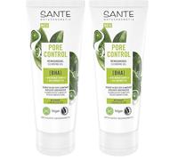 SANTE Naturkosmetik Gel limpiador Pore Control - 100 ml - con BHA y efecto niacinamida - limpieza profunda de poros con té verde orgánico - matificante e hidratante - vegano y dermatológicamente