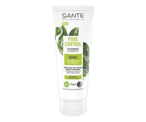 SANTE Naturkosmetik Gel limpiador Pore Control - 100 ml - con BHA y efecto niacinamida - limpieza profunda de poros con té verde orgánico - matificante e hidratante - vegano y dermatológicamente