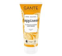 SANTE Naturkosmetik Happiness Aroma Gel de Ducha Naranja - 200 ml - Gel de ducha afrutado fresco con aromas naturales - Vegano & Dermatológicamente probado - Ducha nutritiva