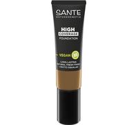 SANTE Naturkosmetik High Coverage Natural Foundation 07 Golden Bronze - Base vegana con péptidos orgánicos con alta cobertura y un acabado natural, fórmula nutritiva y sostenible, 25 ml