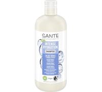 SANTE Naturkosmetik Intense Hydration Champú Aloe Vera + Extracto de Mango, Champú Vegano para Hidratación Intensa, Fortalece el Cabello Seco, 500 ml