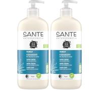 Sante Naturkosmetik Jabón líquido orgánico de aloe y limona, con dispensador de dispensador, aroma afrutado, vegano, 500 ml (Paquete de 2)