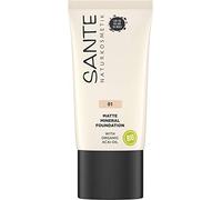 Sante Naturkosmetik MAQUILLAJE FLUIDO MINERAL MATE 01 warm linen 30ml.