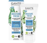 SANTE Naturkosmetik Moisture Fresh Hidratante Hialuron, Escualano y Aloe Vera orgánico, 50 ml, hidratación intensa para piel seca, cuidado facial duradero, vegano y natural